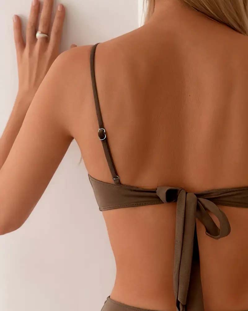 Bikini de dos piezas sexy y elegante
