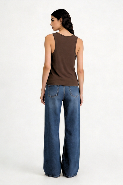 Top Algodón con Detalle de Tachuelas