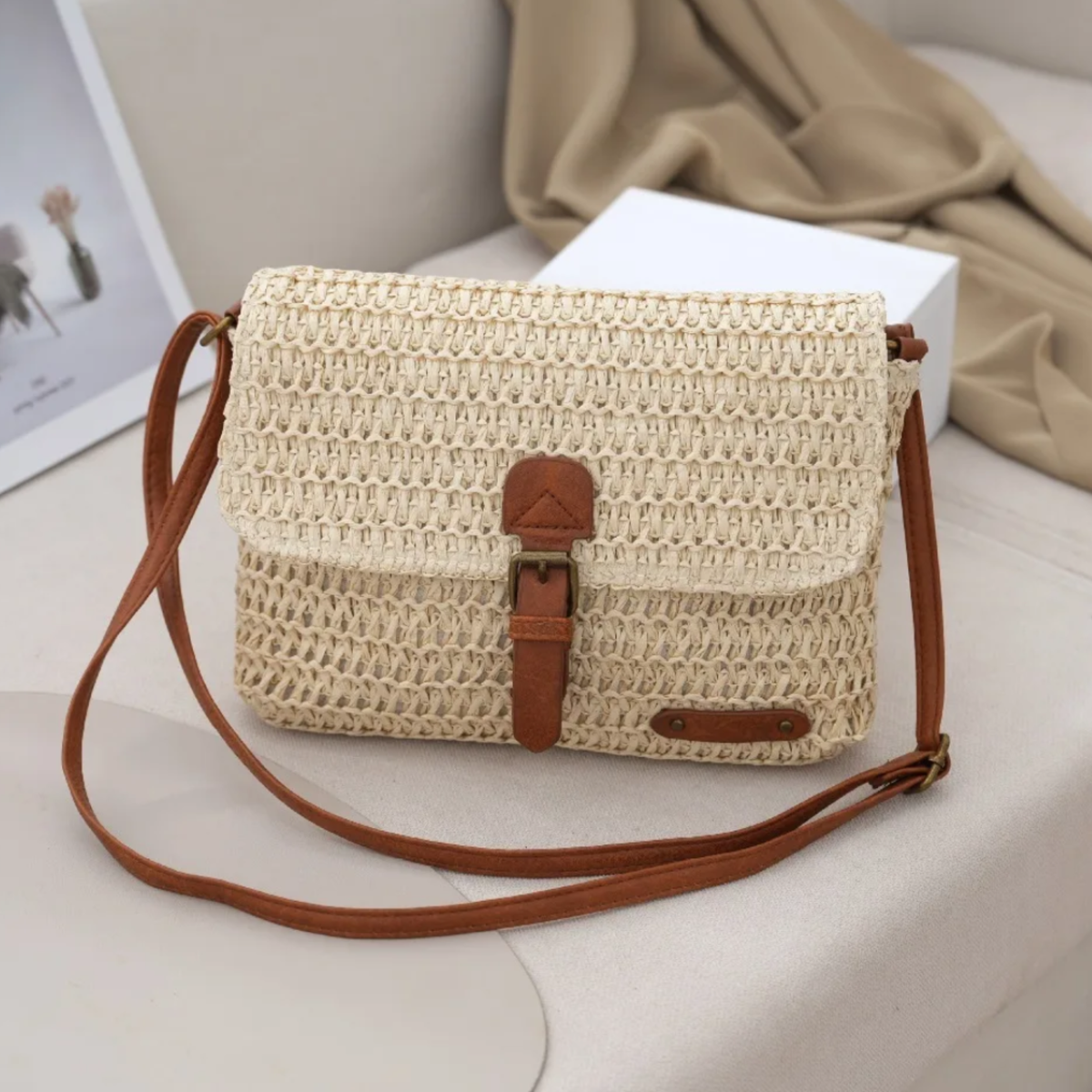 Bolso trenzado elegante