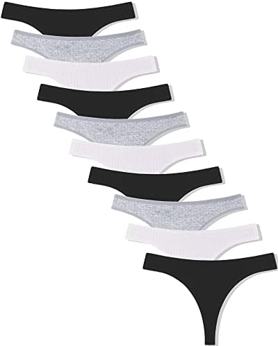Pack de 10 tangas de algodón para mujer, ropa interior sexy, lencería, pack múltiple tallas S-XL, multicolor