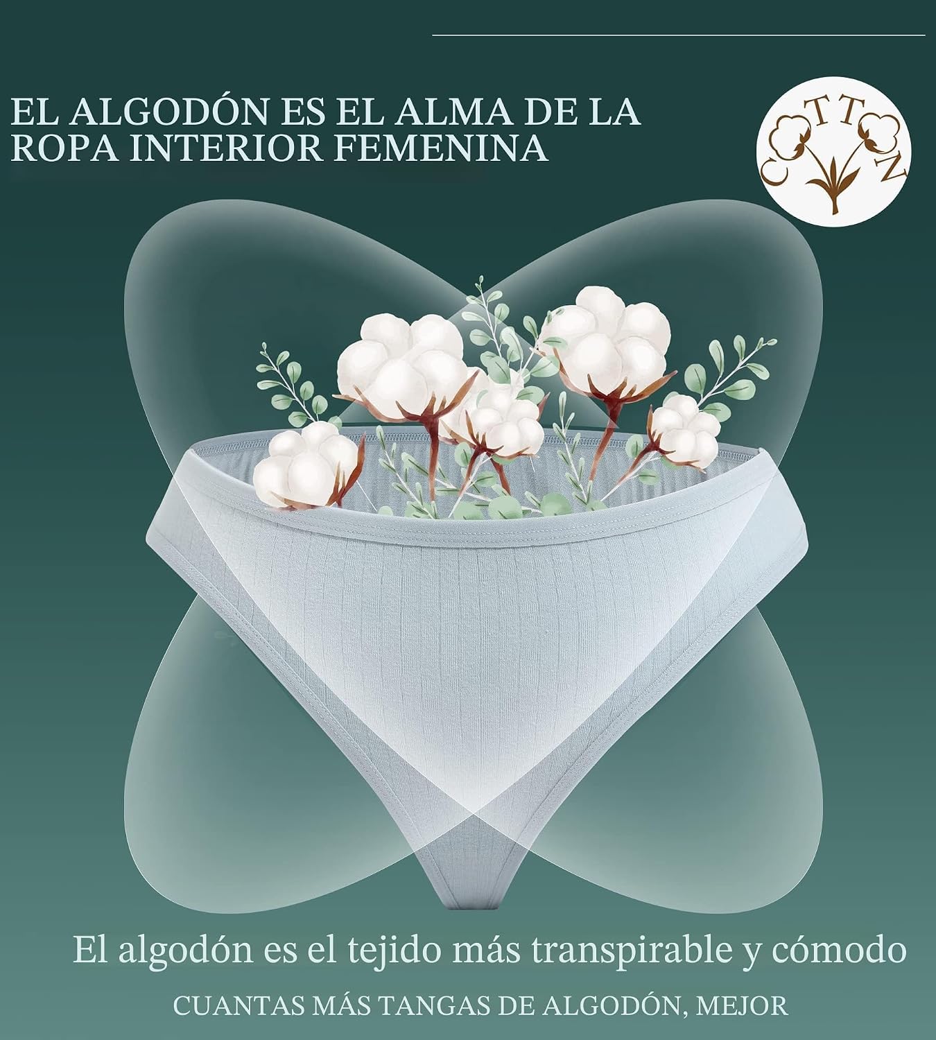 Pack de 10 tangas de algodón para mujer, ropa interior sexy, lencería, pack múltiple tallas S-XL, multicolor