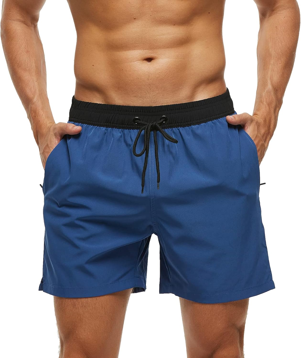 Bañador de hombre de secado rápido con forro de malla. Bañador de verano para hombre, ideal para la playa y el surf