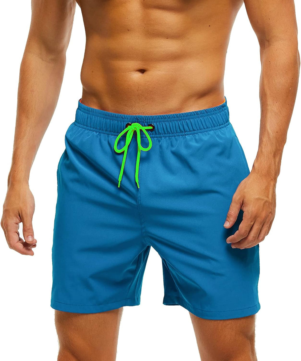 Bañador de hombre de secado rápido con forro de malla. Bañador de verano para hombre, ideal para la playa y el surf