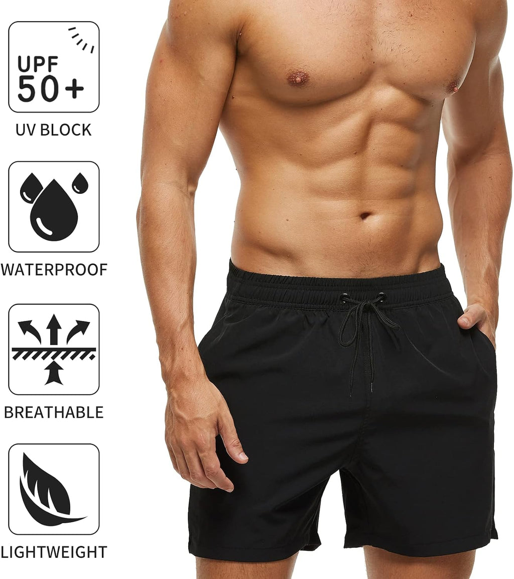 Bañador de hombre de secado rápido con forro de malla. Bañador de verano para hombre, ideal para la playa y el surf