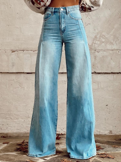 Pantalones holgados y elegantes
