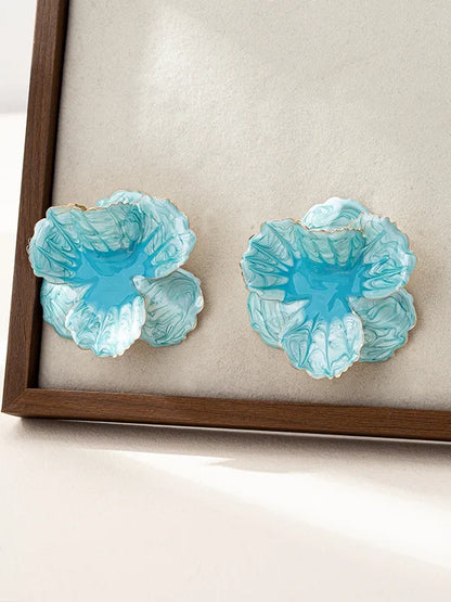 Pendientes Geométricos con Forma de Flor