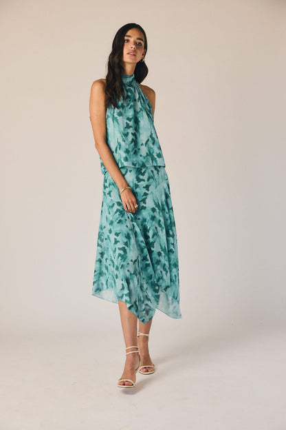 Falda manchas verde