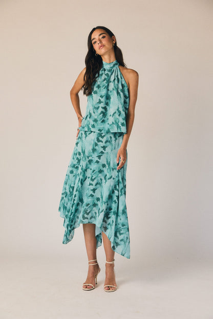 Falda manchas verde