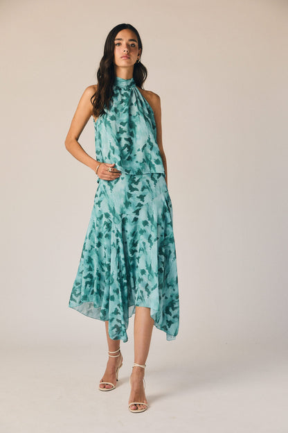 Falda manchas verde