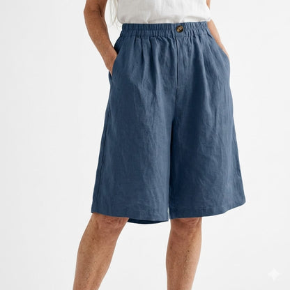 Inés | Shorts de talla grande cómodos con cintura elástica