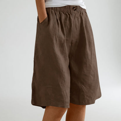 Inés | Shorts de talla grande cómodos con cintura elástica