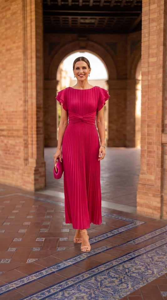 Vestido con caída elegante