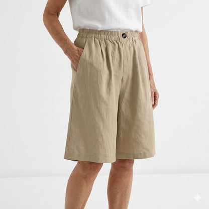 Inés | Shorts de talla grande cómodos con cintura elástica
