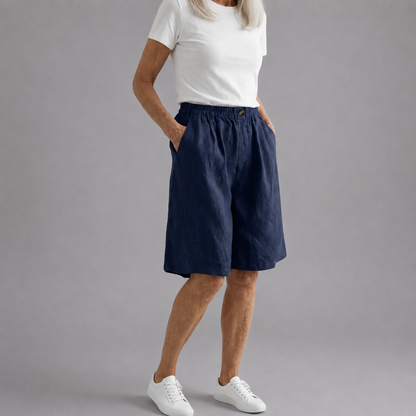 Inés | Shorts de talla grande cómodos con cintura elástica