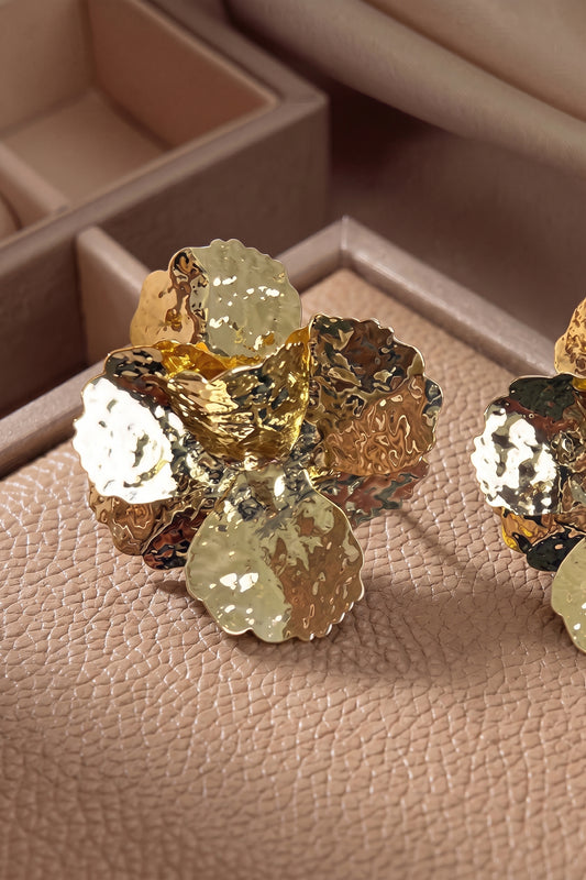Pendientes Brillantes en Forma de Flor