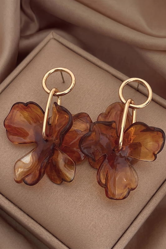Pendientes con Colgante de Flor