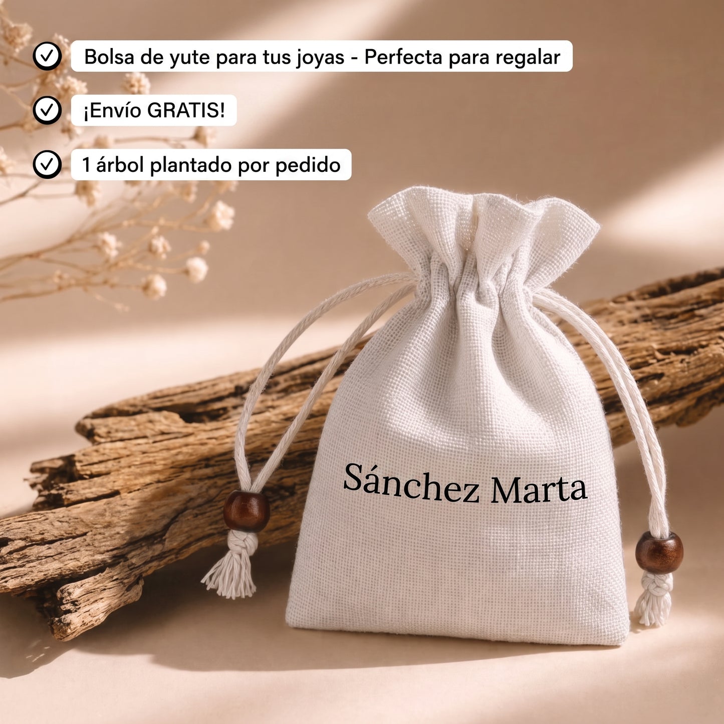 Anillo ajustable de aguamarina «Cristal Marino»