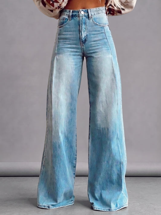 Pantalones holgados y elegantes