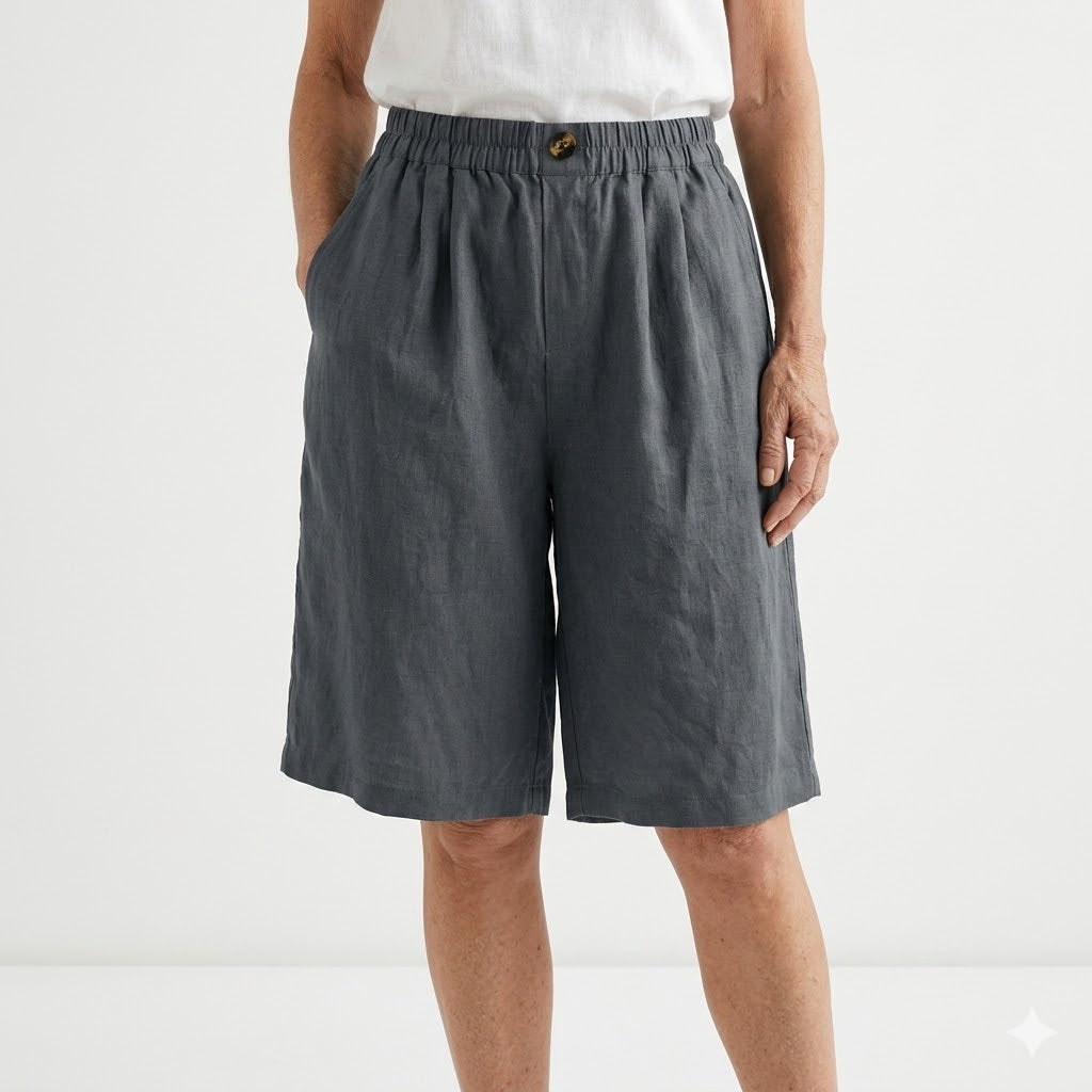 Inés | Shorts de talla grande cómodos con cintura elástica