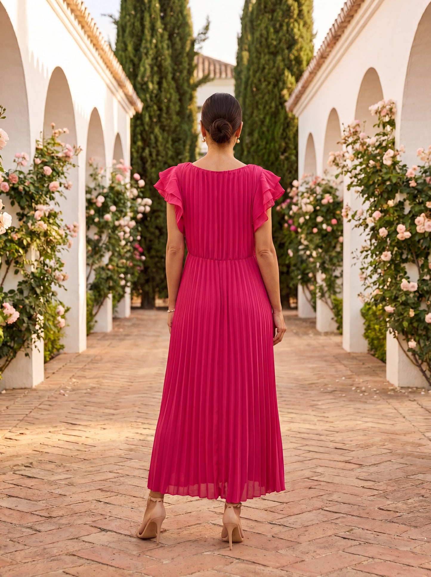 Vestido con caída elegante