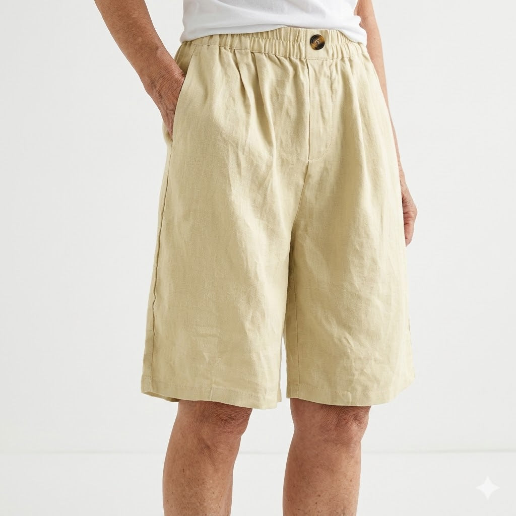 Inés | Shorts de talla grande cómodos con cintura elástica