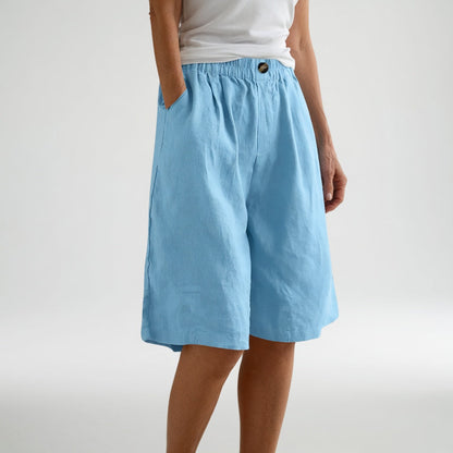 Inés | Shorts de talla grande cómodos con cintura elástica