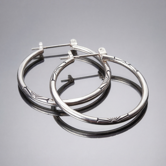 Aros clásicos de plata
