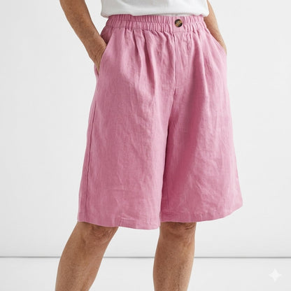 Inés | Shorts de talla grande cómodos con cintura elástica