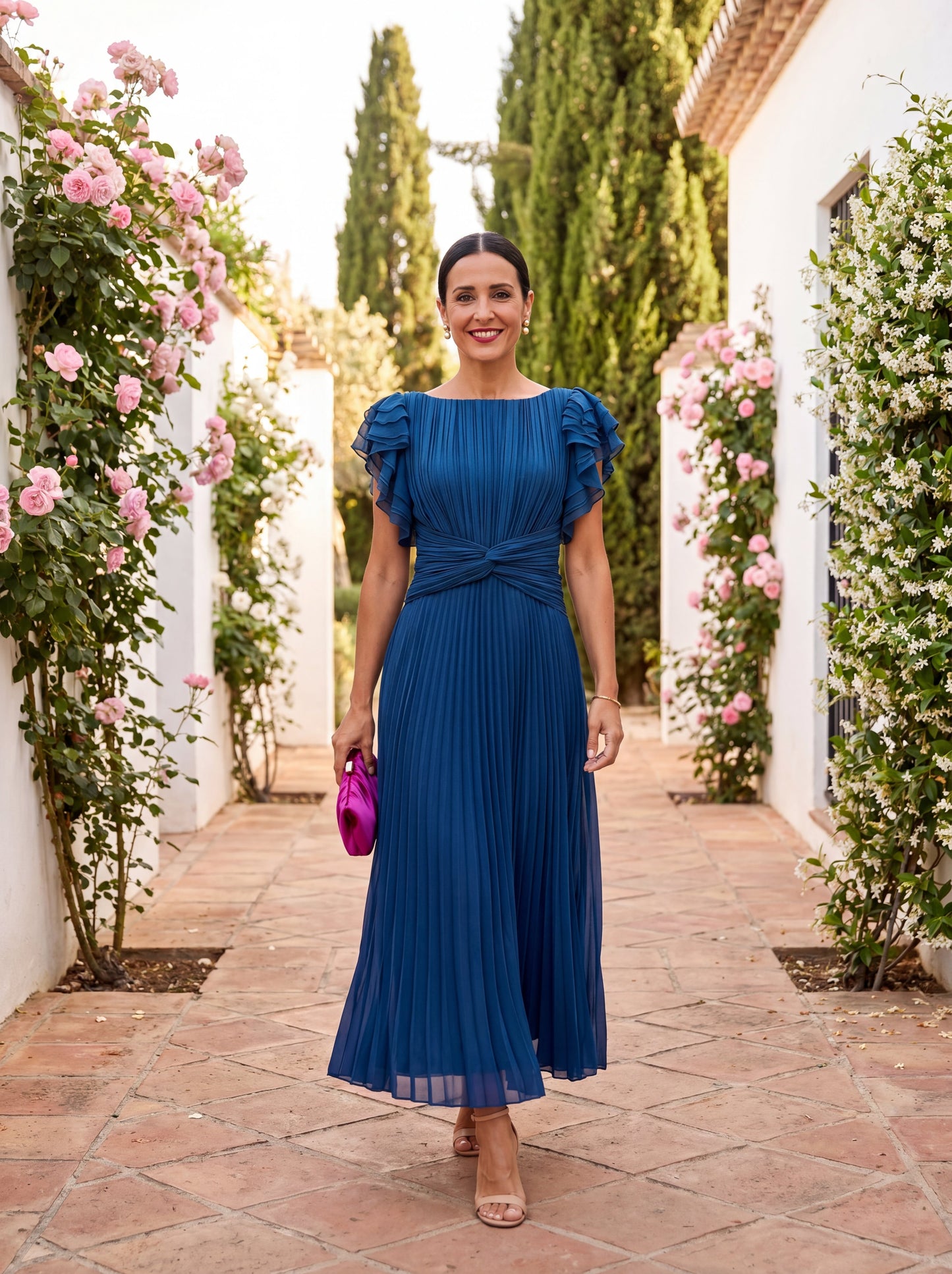 Vestido con caída elegante