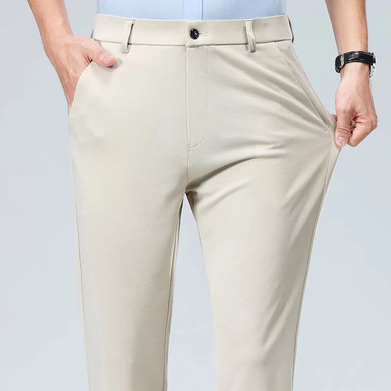 Pantalón Formal Ligero Transpirable – Tejido Elástico Confort