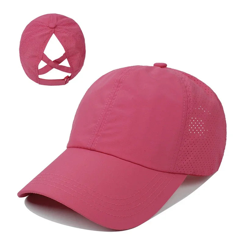 Gorra Deportiva para Coleta Alta | Gorra de Rejilla con Secado Rápido