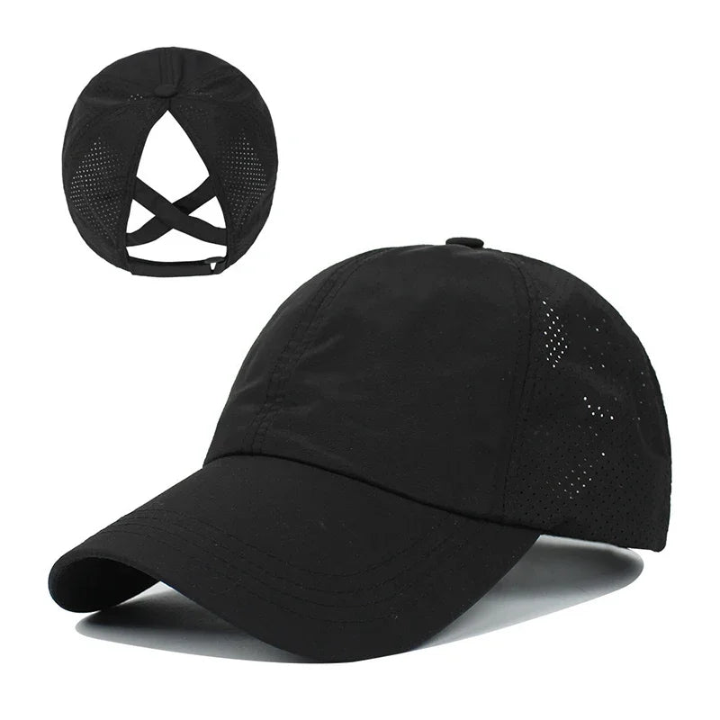 Gorra Deportiva para Coleta Alta | Gorra de Rejilla con Secado Rápido