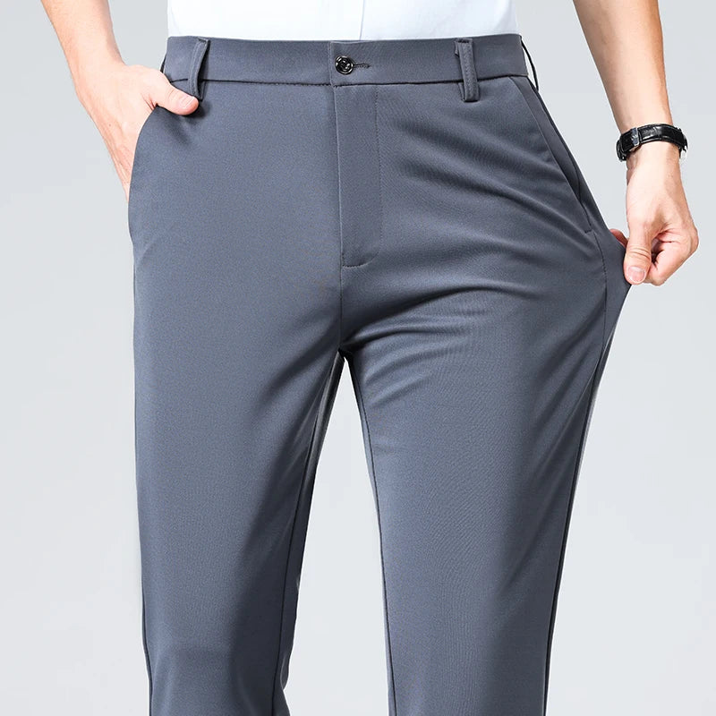 Pantalón Formal Ligero Transpirable – Tejido Elástico Confort