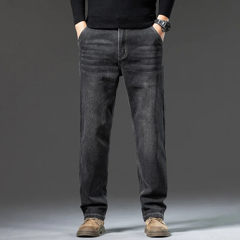 Pantalón Vaquero "Heritage Flex" – Lavado Vintage y Corte Recto