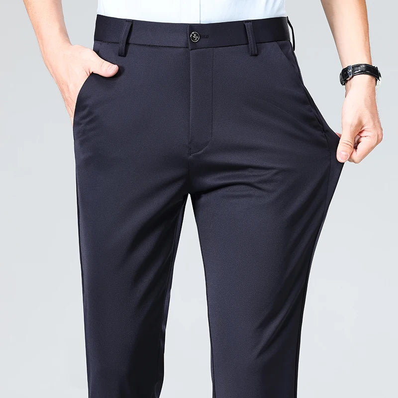 Pantalón Formal Ligero Transpirable – Tejido Elástico Confort