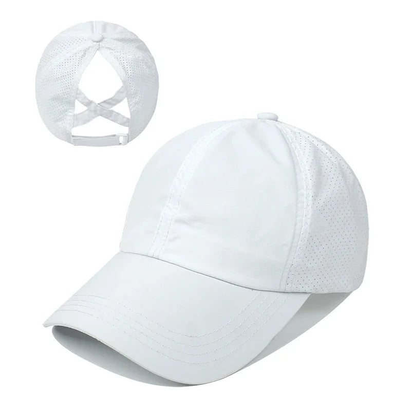 Gorra Deportiva para Coleta Alta | Gorra de Rejilla con Secado Rápido
