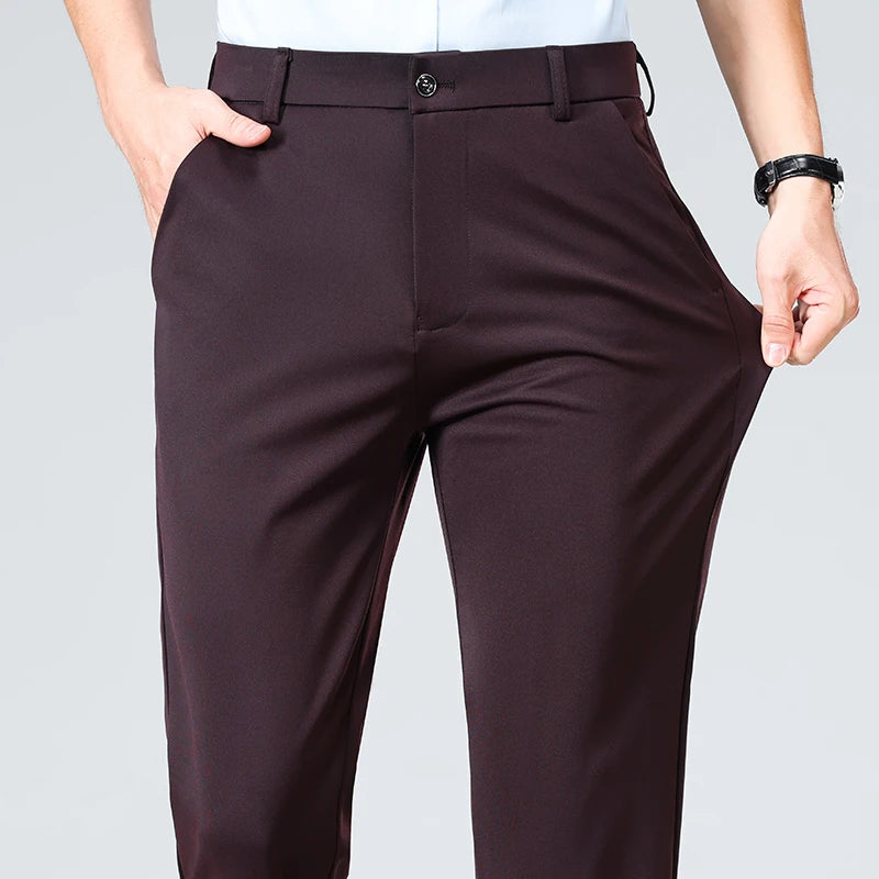 Pantalón Formal Ligero Transpirable – Tejido Elástico Confort