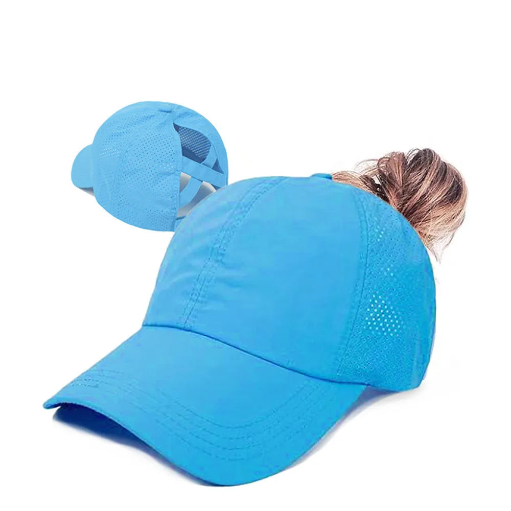 Gorra Deportiva para Coleta Alta | Gorra de Rejilla con Secado Rápido