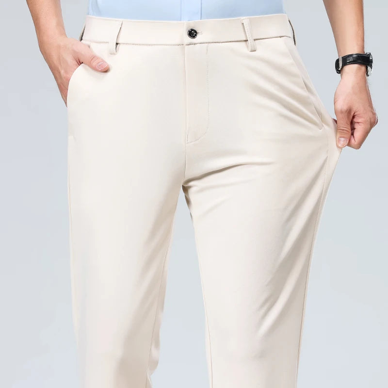 Pantalón Formal Ligero Transpirable – Tejido Elástico Confort