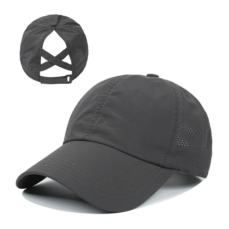 Gorra Deportiva para Coleta Alta | Gorra de Rejilla con Secado Rápido