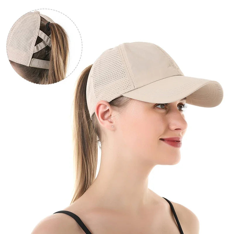 Gorra Deportiva para Coleta Alta | Gorra de Rejilla con Secado Rápido