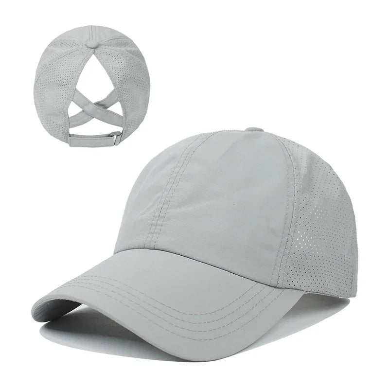 Gorra Deportiva para Coleta Alta | Gorra de Rejilla con Secado Rápido