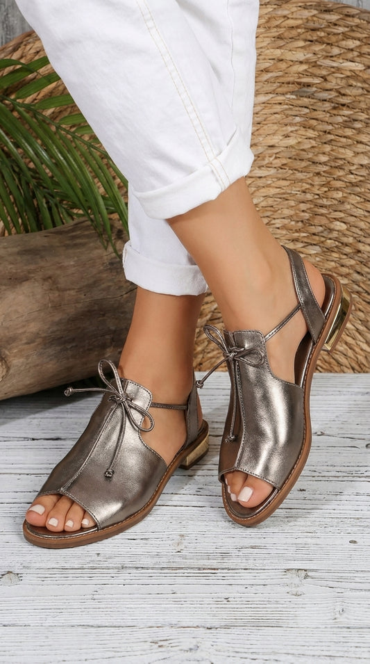 Sandalias Julieta con Cordones
