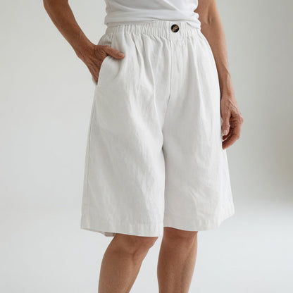 Inés | Shorts de talla grande cómodos con cintura elástica