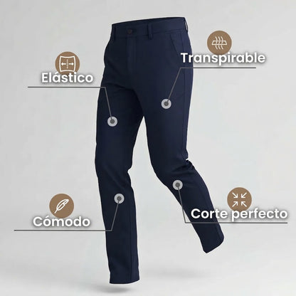Pantalón Extensible Hombre Verano Fino
