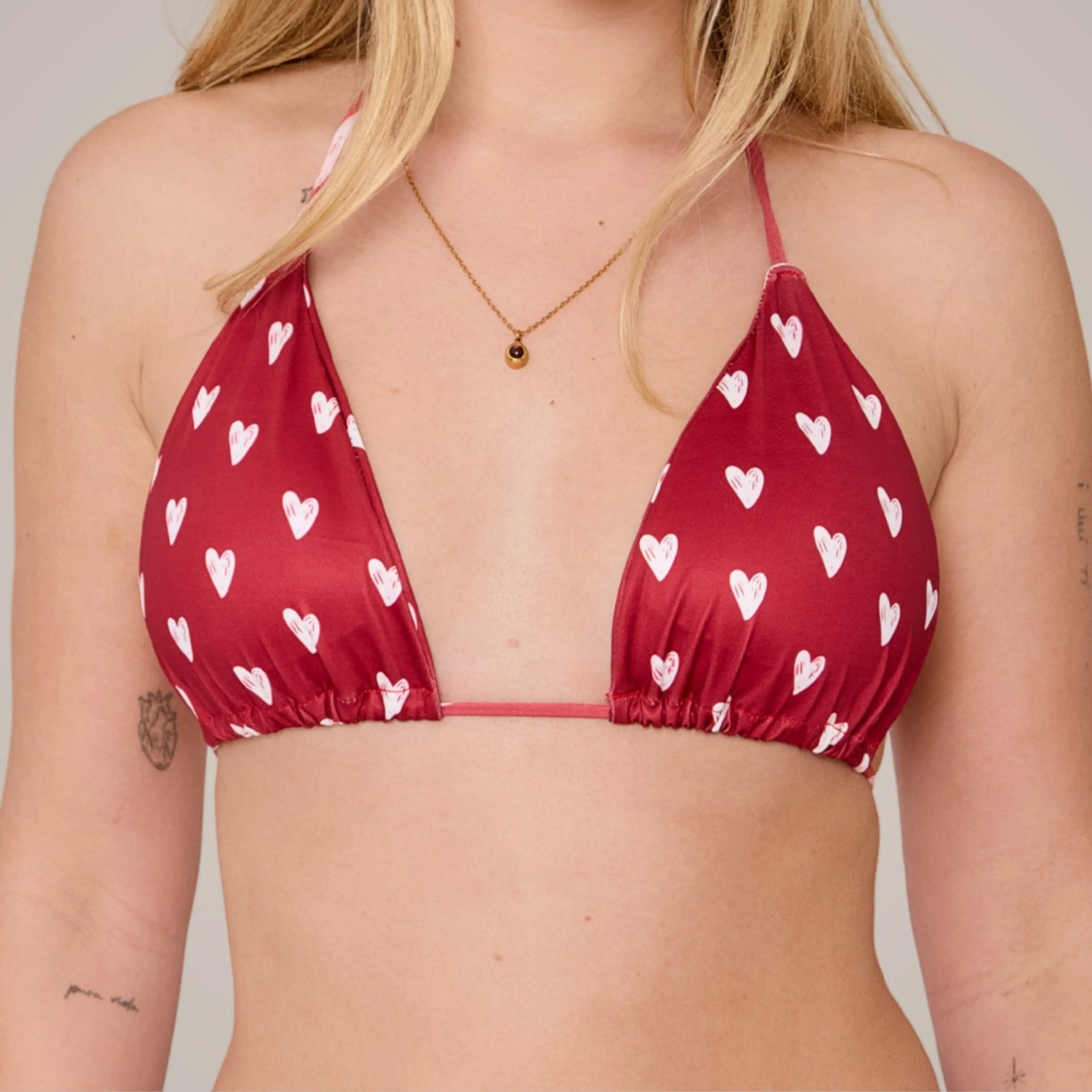 Conjunto de bikini para el periodo «Hearts» - 3 braguitas + top