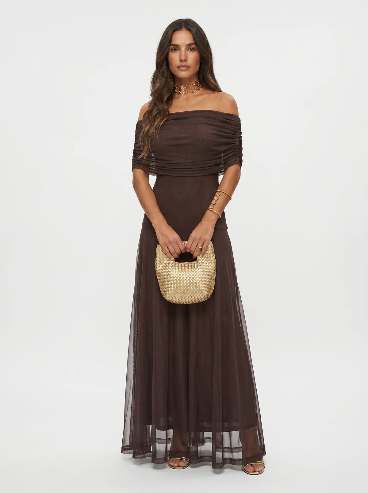 Vestido maxi elegante y sencillo