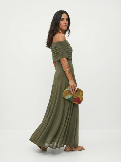 Vestido maxi elegante y sencillo